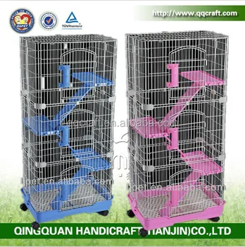 Qqpet Pabrik Harga Murah Grosir Kandang Anjing Tiga Lapisan Tidur