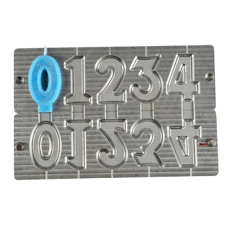 Custom Factory Customize Aluminum Birthday Candle Molds Small Size