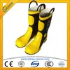 Metal Toes Shoe Insulating Rubber Material Fire Fighter's boots