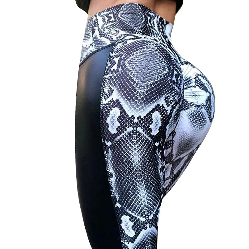 

New Sexy Snake Stripe Buttocks Yoga Pants, As the picture