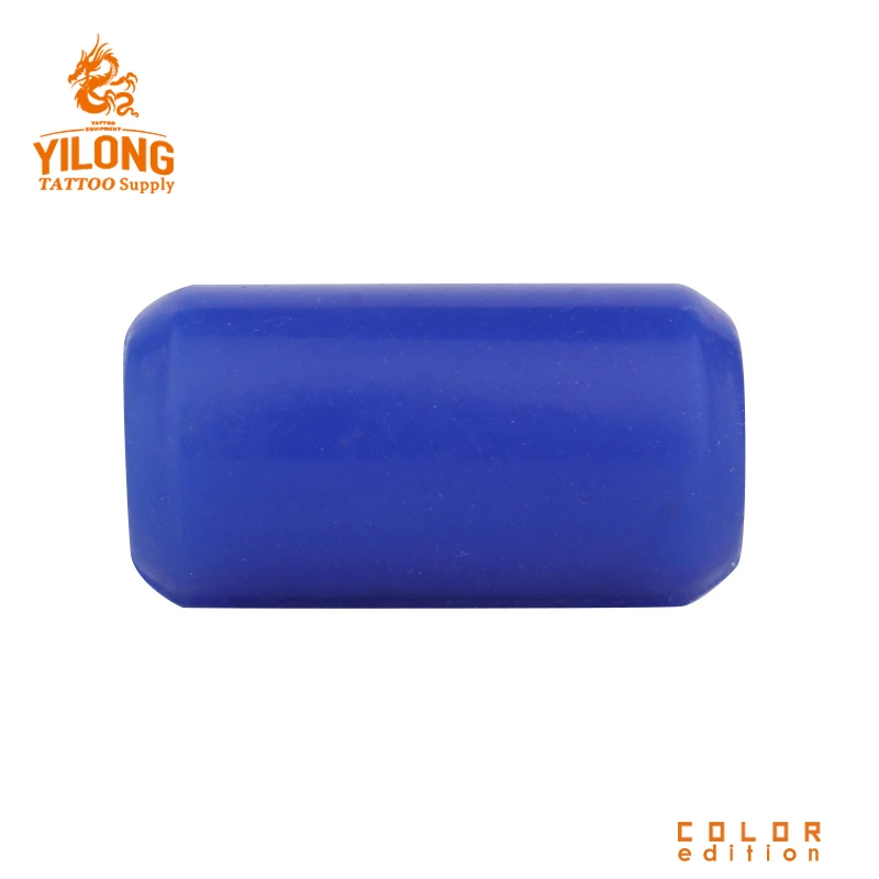 Yilong Sillicon Gel Grip Cover Tattoo Grip Cover Tattoo Supply Blue  Alloy/steel Grip 22MM