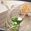 Novelty vampire wine glass borosilicate glass with glass straw