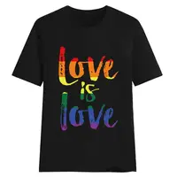 

Love is Love Women's O-Neck T-Shirt Gay Pride Shirts