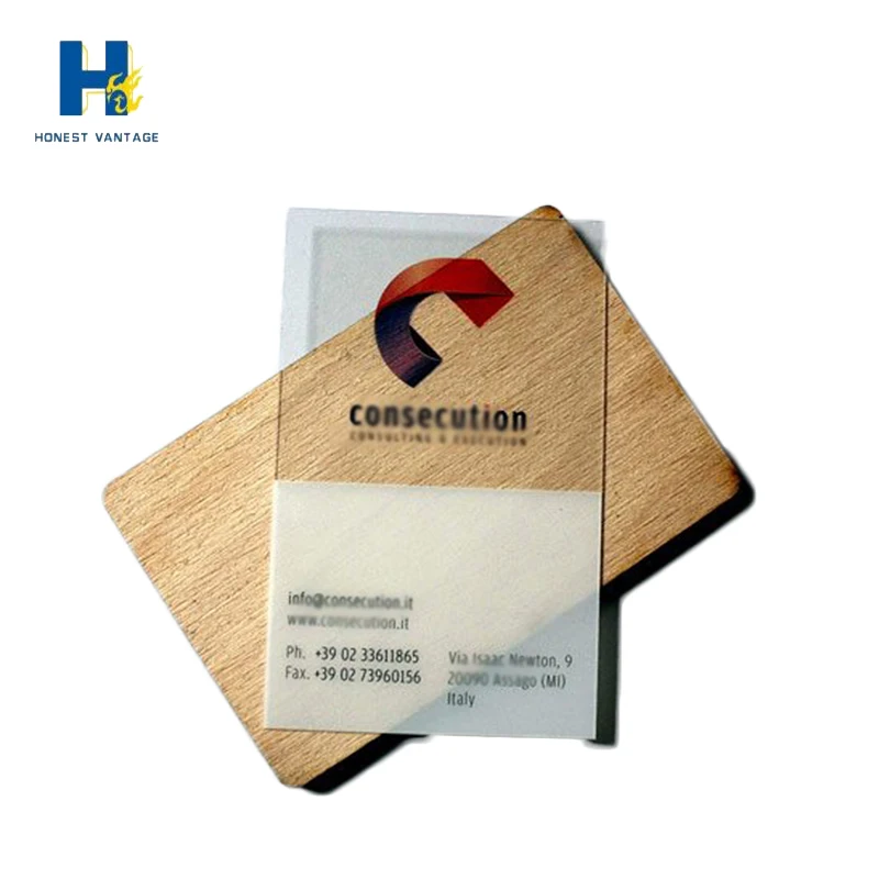 
wholesale custom card pvc clear printed name business plastic transparent card 