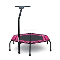 

Bungee rope fitness hexagonal trampoline