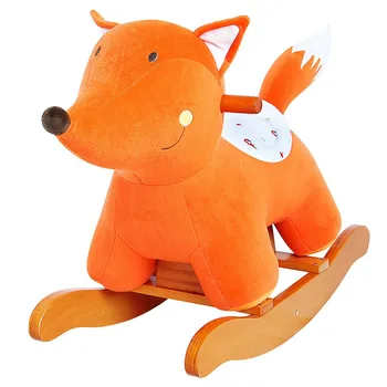 plush fox chair