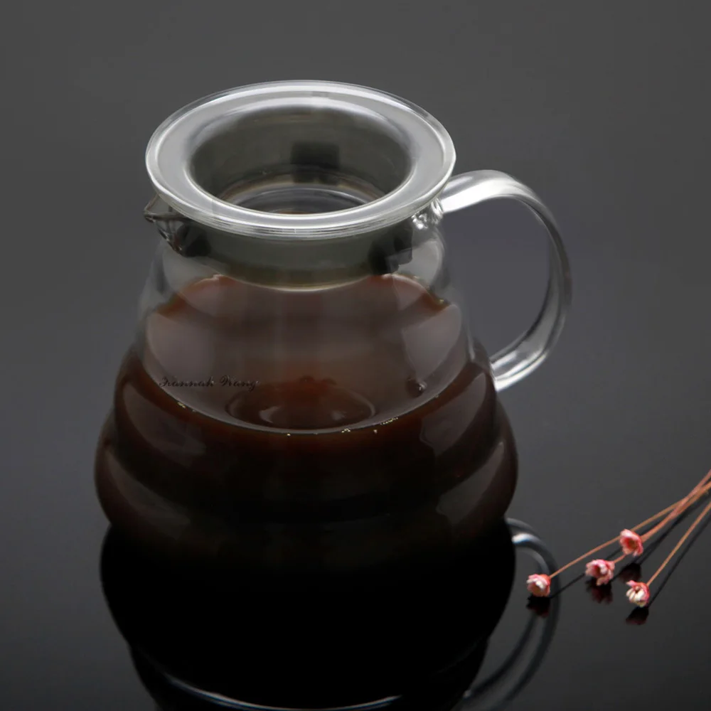 

600ml standard borosilicate glass coffee server