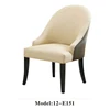 Cheap High Back Tufted Fabric Studded Club Chair