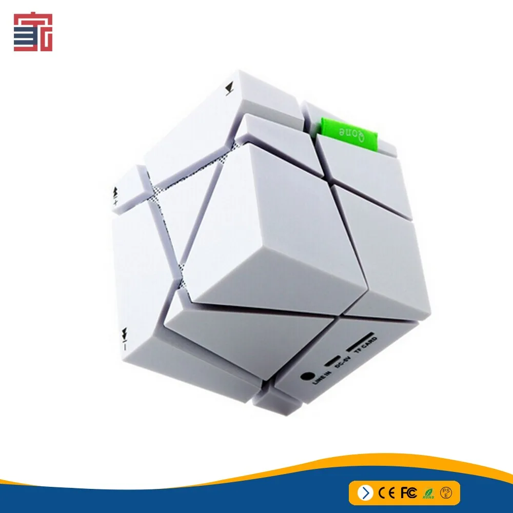 

Latest New Design Wireless mini Portable Wholesale Magic Cube Speaker, Black;blue;red;white;etc