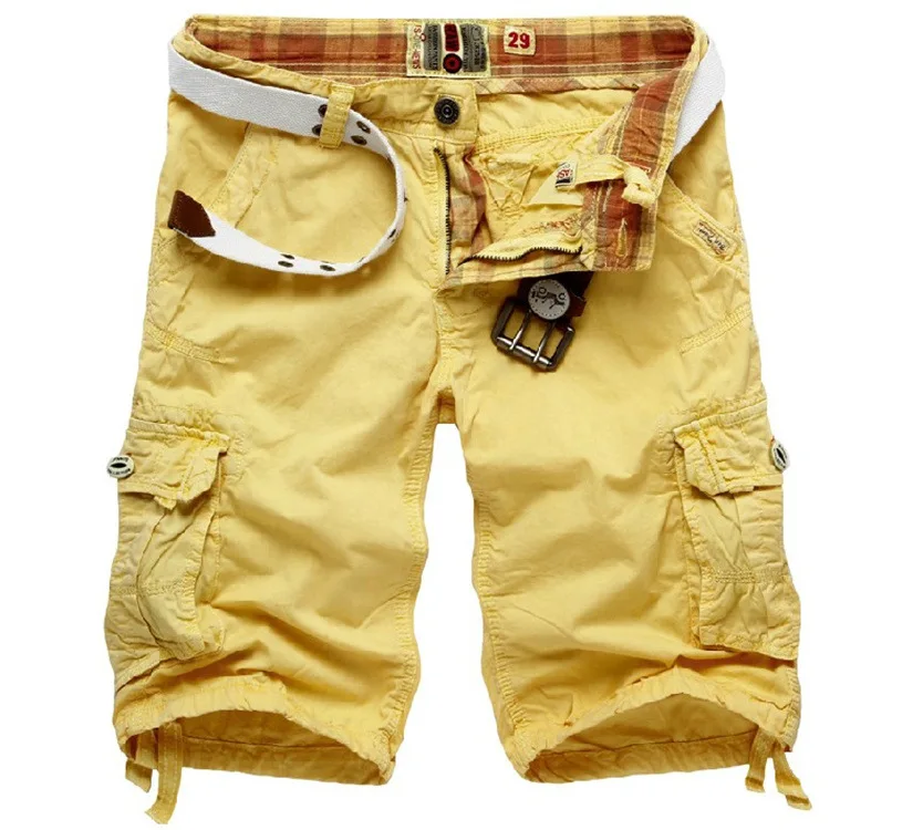 Kebinai Cargo Shorts Men Camouflage Military Home Cotton