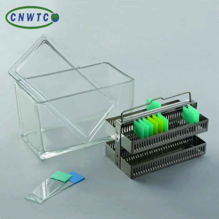 Glass Staining Containers With Lid 30pcs 60pcs Glass Slide Staining