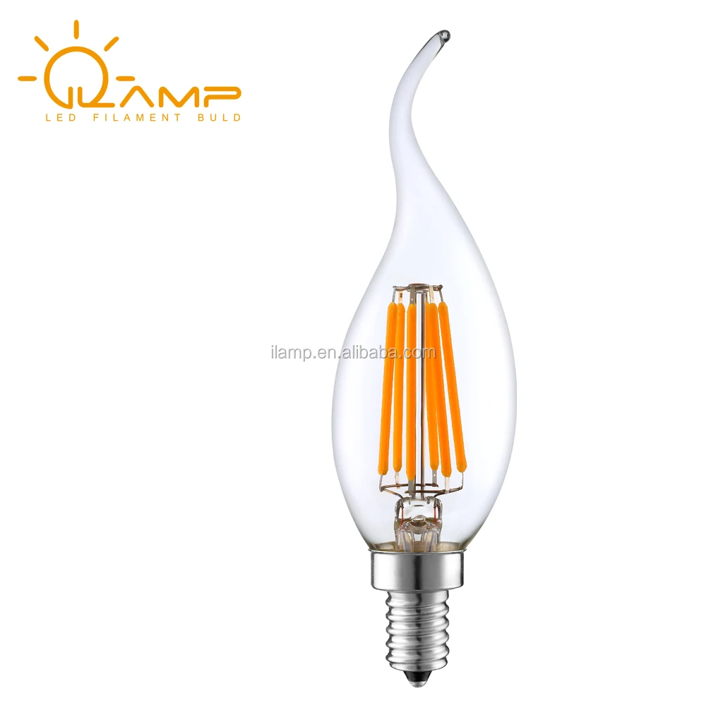 2700K Warm White Candelabra E14 SES Bulbs dimmable 600 lm LED ilght bulb