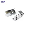 Ziinc Alloy Wood Wardrobe Pipe Mounting Bracket Hanging Rail Support