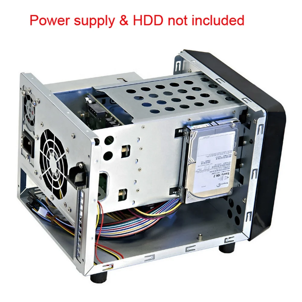 
4 bay nas case itx computer networking storage server case 