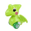 Custom Made Wind-up Dinosaur Plastic Cute Funny Clockwork Dinosaur Toy for Toddler Kids