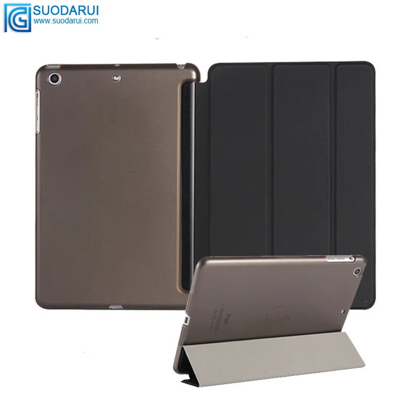 Tri-fold Smart sleep & wakeup Cover for apple ipad Pro 10.5 flip leather case with Back stand cover