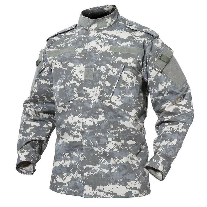 

Men Military Tactical Jackets US Camouflage BDU Combat jacket, Fg;desert;army green;black;jungle;cp;khaki;au;acu;jungle digital