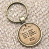 witty poet keyring , Every Saint Has a Past Every sinner has a future print Photo glass saying keyring