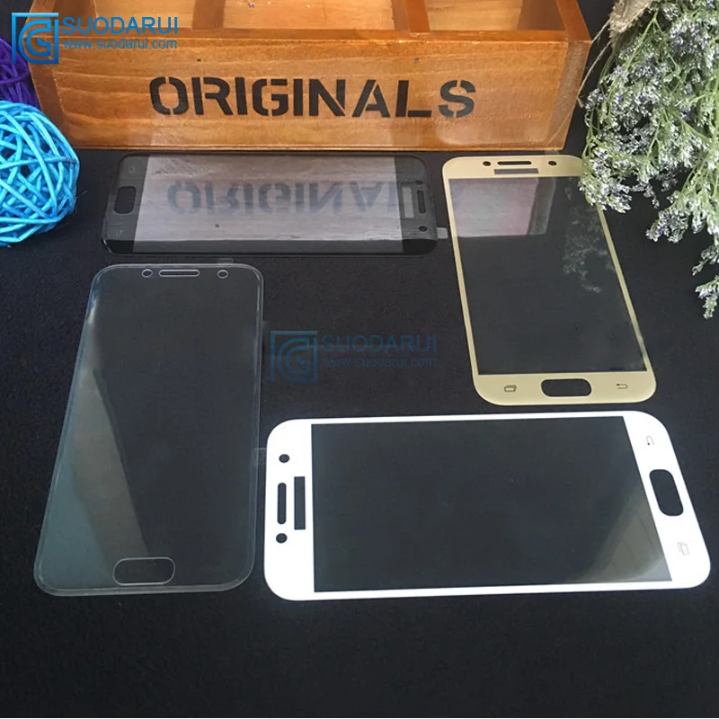 9H Full Cover Tempered glass Screen Protector film For Samsung Galaxy A3 2017 / A5 2017 / A7 2017