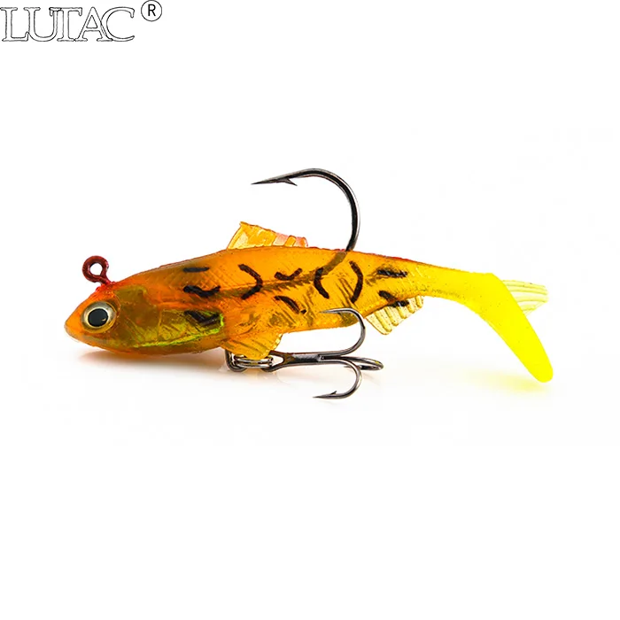 

LUTAC China fishing shop soft lure baits cheap fishing tackle, 5 colors