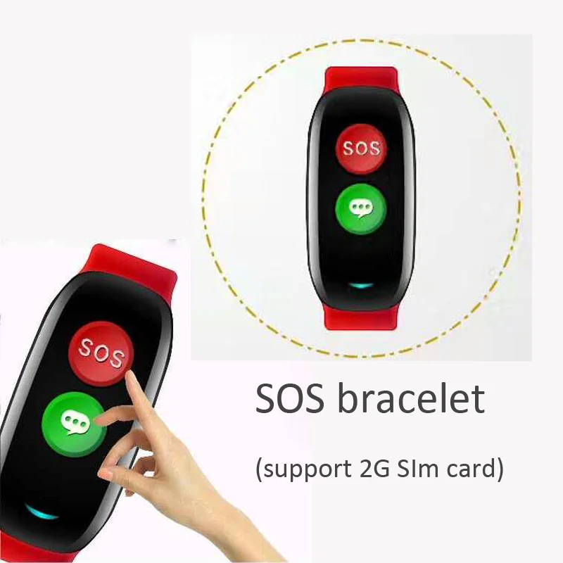 Bracelet connecté personne âgée - Fitness trackers - SOS, appel