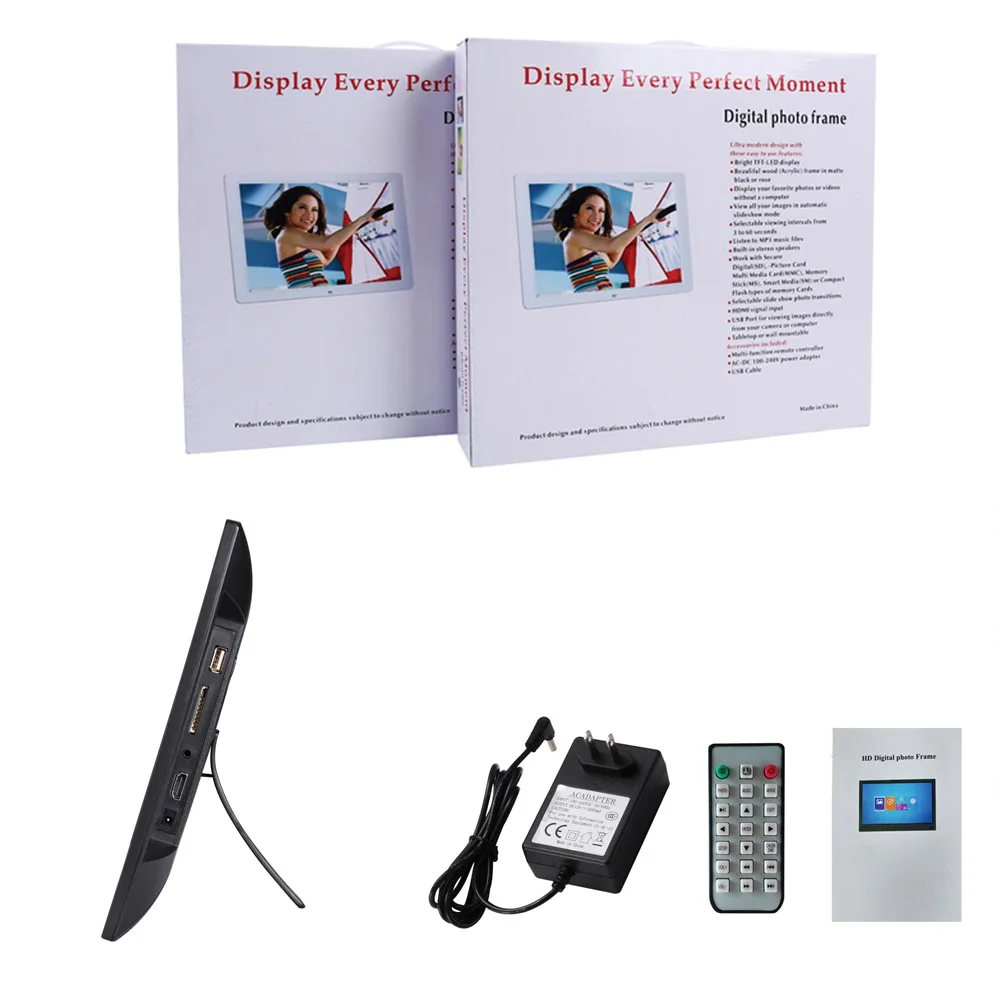 17 inch IPS panel HD video digital photo frame loop video picture digital album support 1080P 1920X1080