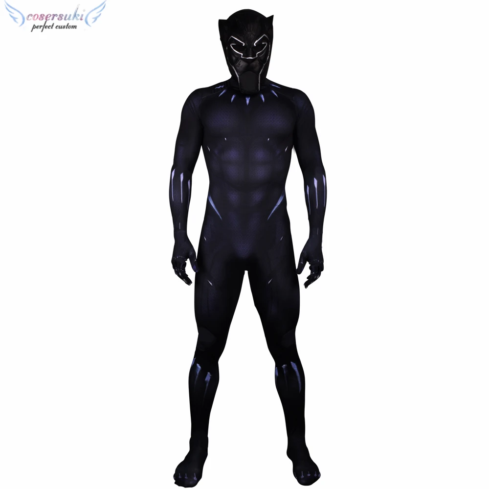 

Marvel Black Panther Children Tights Avengers zentai Jumpsuit Performance Cosplay Costume Mardi Gras Carnival