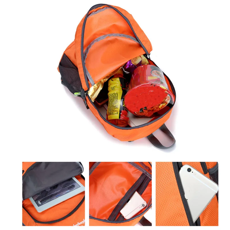 Travel Hiking Outdoor Foldable Backpack Daypack Durable Waterproof