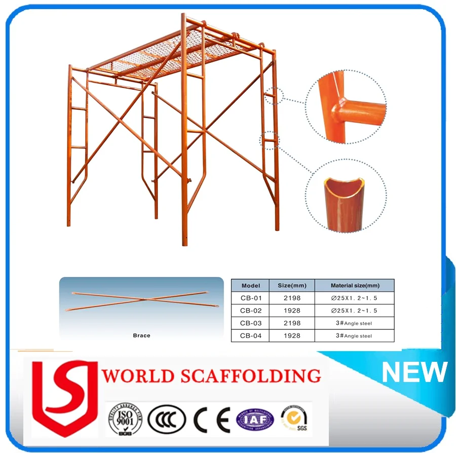 Gate Frame Scaffolding For Masonry Construction,H Frame Scaffolding ...