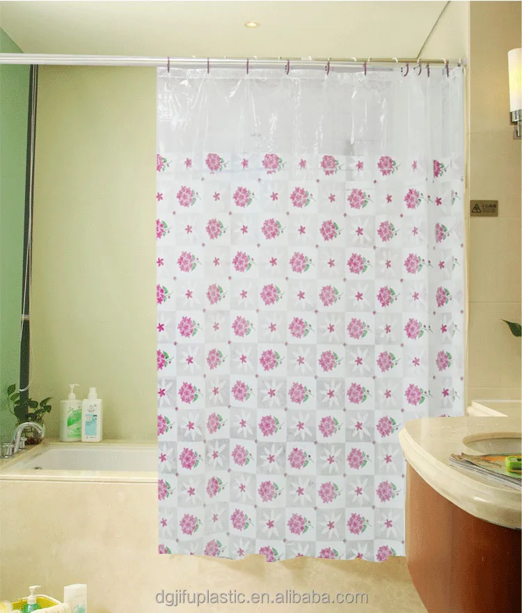 Pvc Printed Shower Curtains,Printed Clear Pvc Shower Curtain Buy