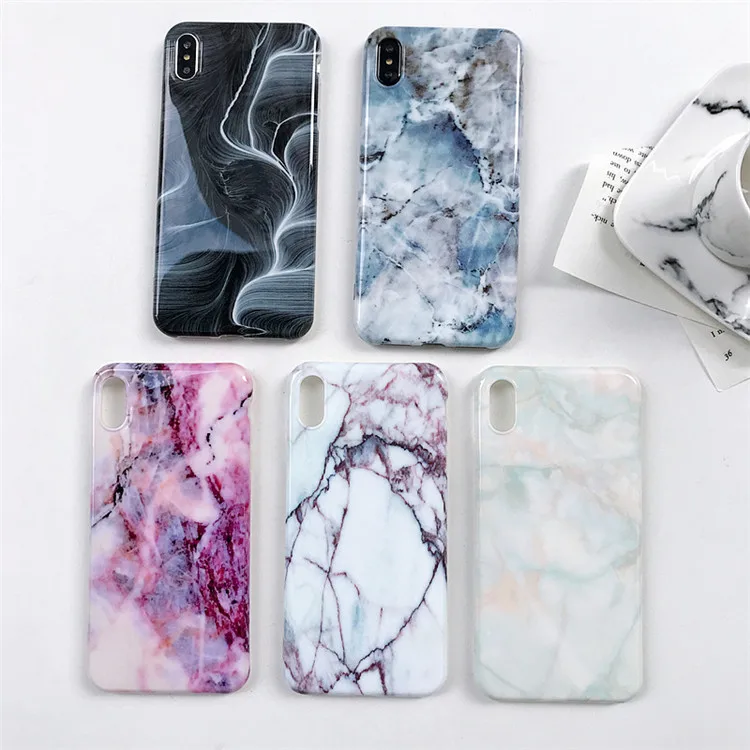 Imd Marble Phone Case For Iphone X Xs Xr Xs Max Customized Design