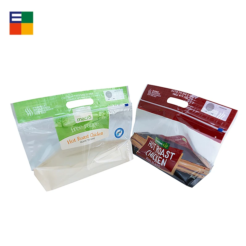 
China Manufacture High Quality Stand up Zip lock Roast Chicken Packaging Bag 