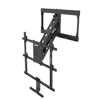 

Pull Down Full Motion Mantel Fireplace TV Mount With Gas Spring Design For 42-65'' LED LCD Plasma TV