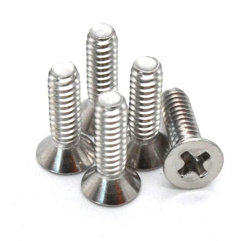 
Stainless steel cross recessed countersunk head screws 