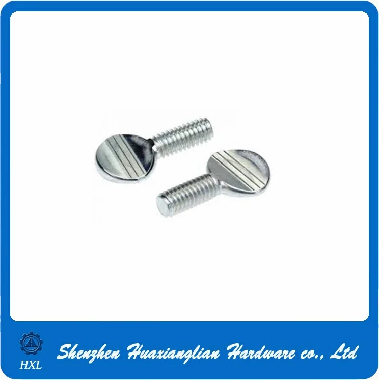 
Spade head steel thumb screw 