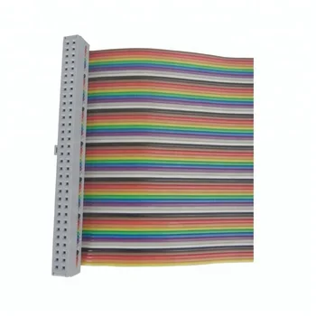 64 Pin Connector Idc Flat Rainbow Ribbon Cable - Buy 64 Pin Ribbon ...