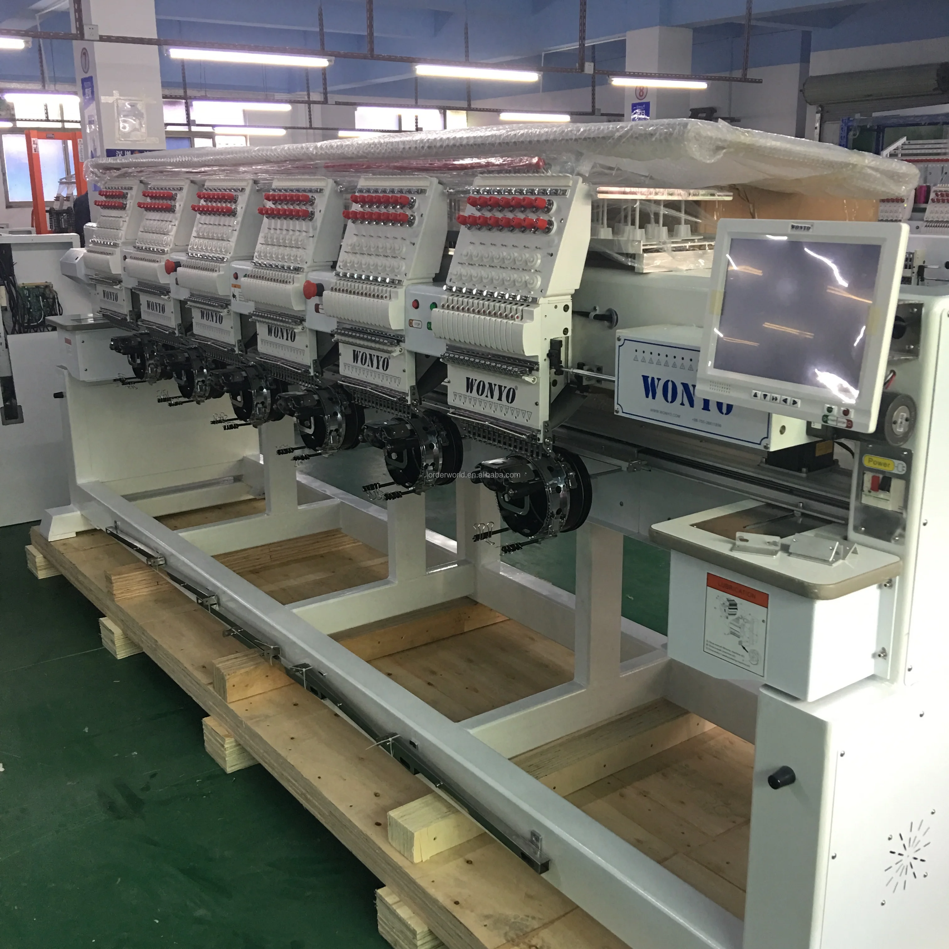 Tajima 6 Heads Multi Color Embroidery Machine Computerized - Buy ...