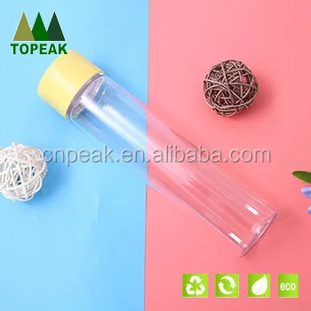 Transparent and water-resistant portable plastic water cup