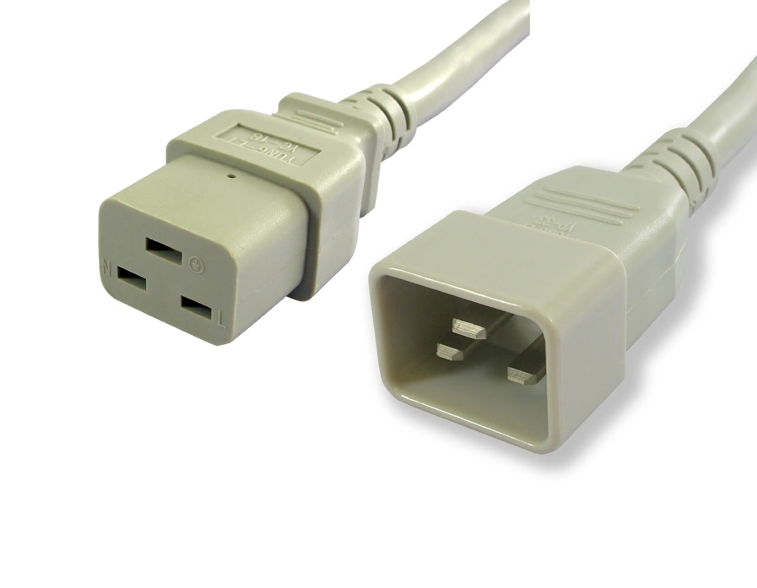 Red Lynn Electronics C19C2020ARD-5F 20-Amp//250-volt 5-Feet Power Cord IEC 60320 C19 to IEC 60320 C20