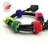 Shenzhen factory two sides hook loop Cable Ties with Logo label