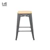 Factory Direct Powder Coating Colorful Bar Stool for Cafe and Pub