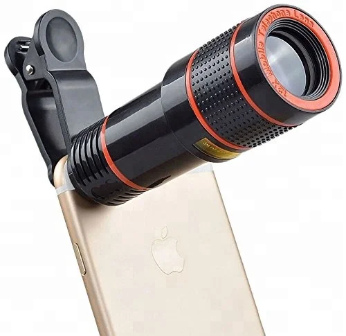 

hot selling 12x telescope telephoto zoom phone camera lens for smartphone lens Extra Lens For iPhone