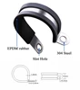 High quality EPDM rubber protector 304 stainless steel p clip