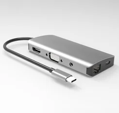 2018 newest 8 in 1 type c to usb hub