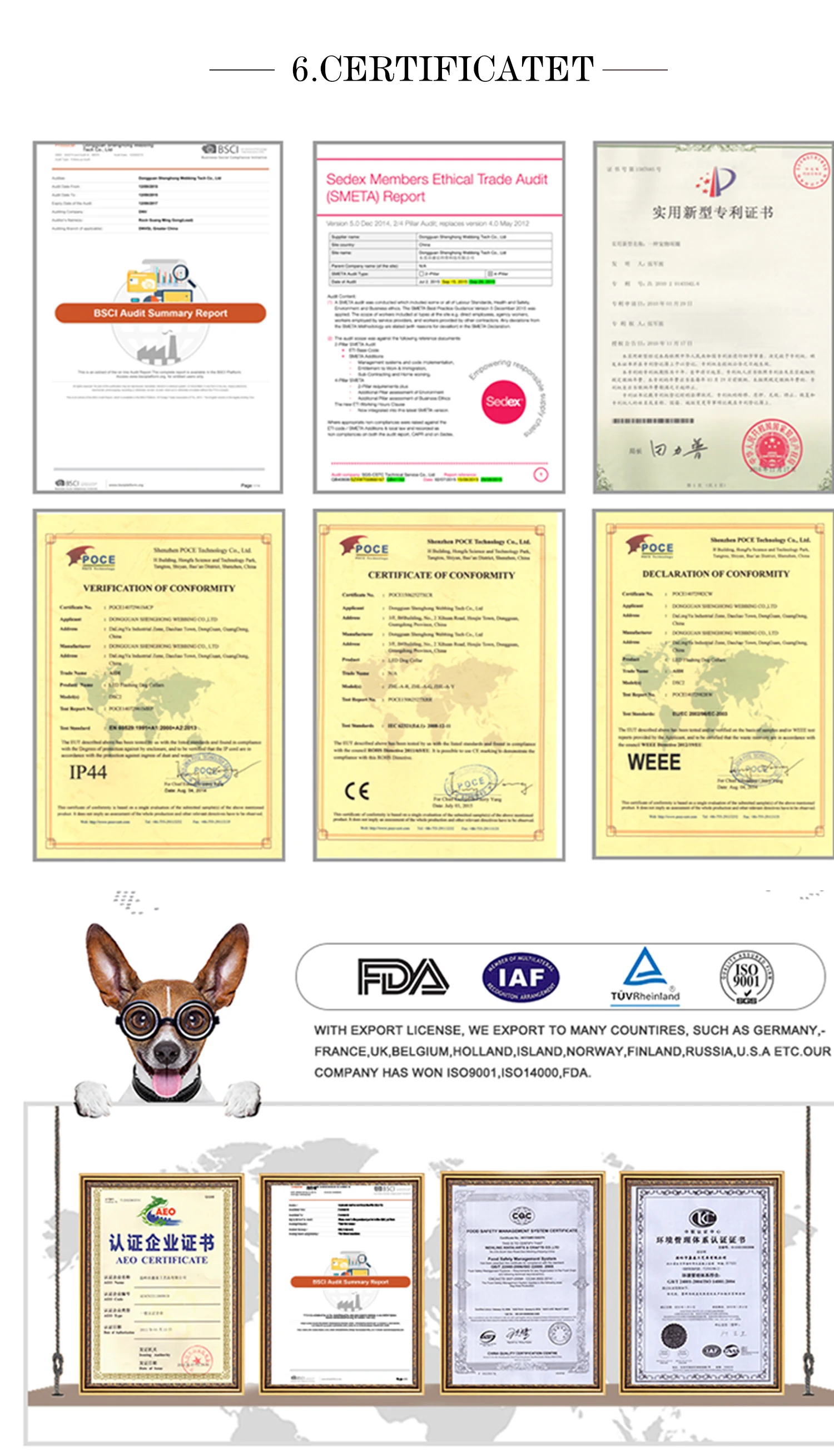 Pet Product Nylon Webbing Reflective Adjustable Mesh Led Dog Harness