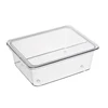 stackable food storage freezer containers fridge bin set