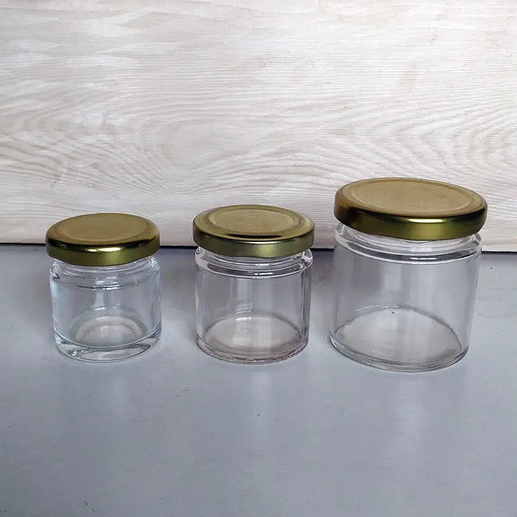 Wholesale 100ml 240ml Small Glass Fruit Jam Jars With Metal Lids Buy 4oz 8oz Glass Fruit Jam