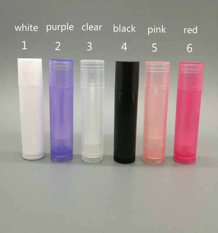 5ml Plastic Lipstick Packaging Empty Lip Balm Stick Tube For Cosmetic ...