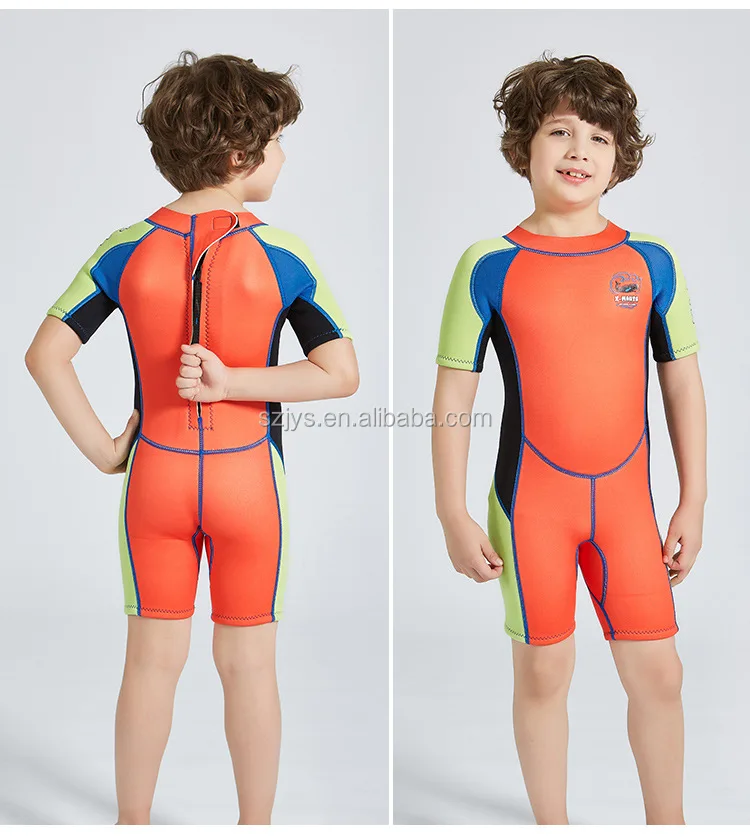 2018 Children Printing Neoprene Wetsuit Kids Drysuit Kids Shorts