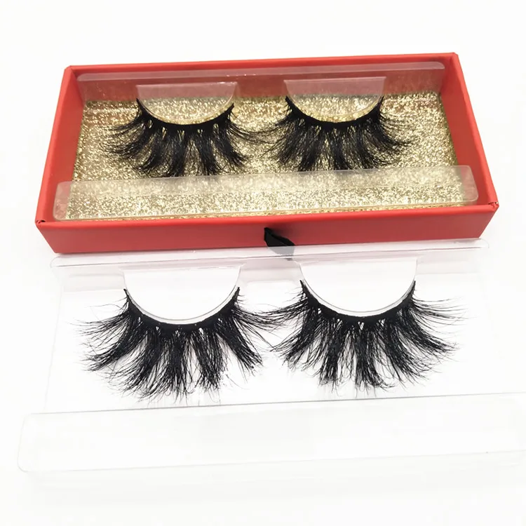 

Wholesale 5D Luxury Eyelashes 25 mm Long Mink Fur Eyelash